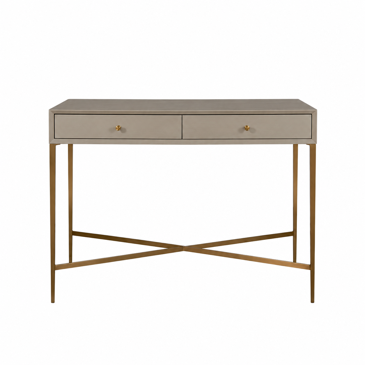 Finley Ceramic Grey Finish Console Table