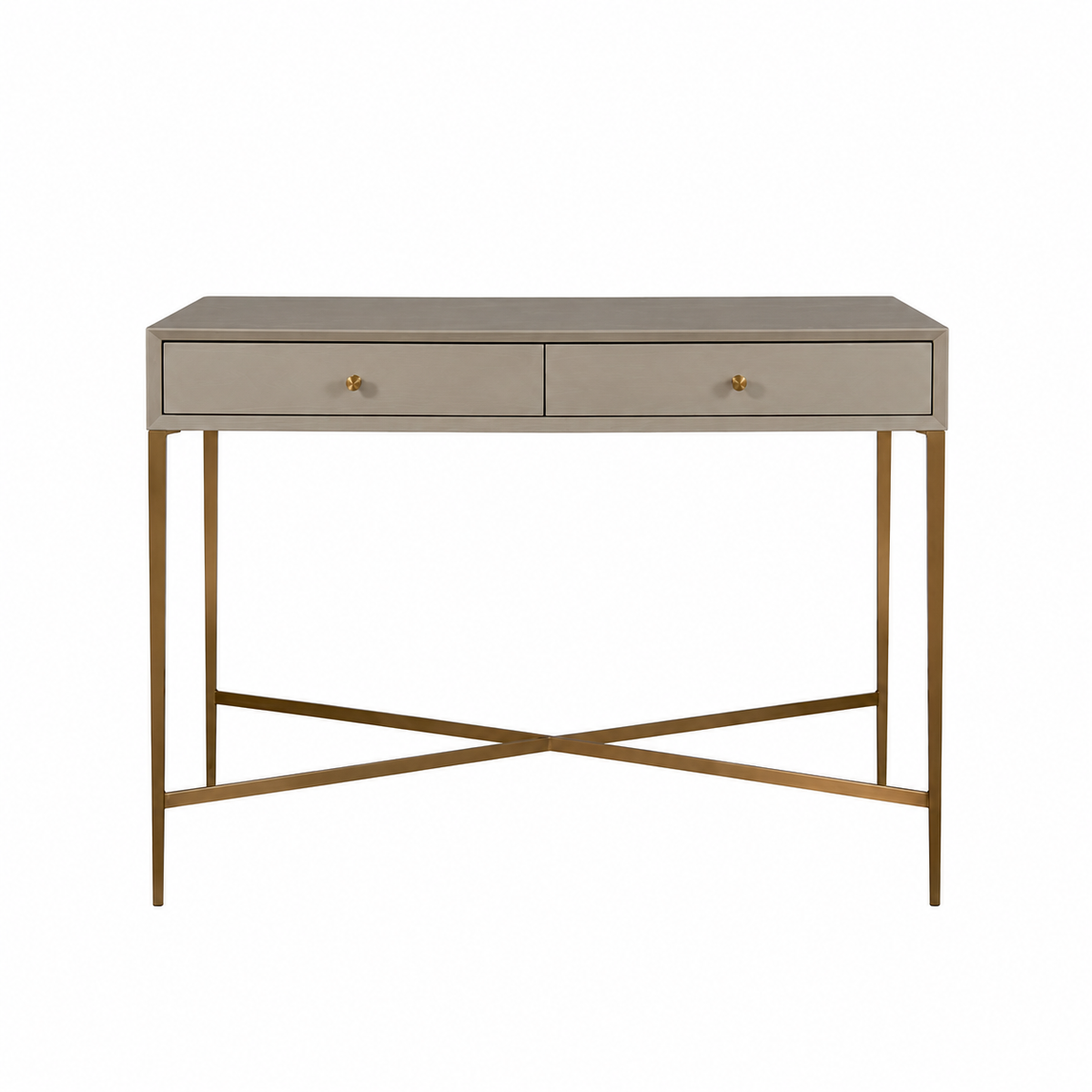 Finley Ceramic Grey Finish Console Table
