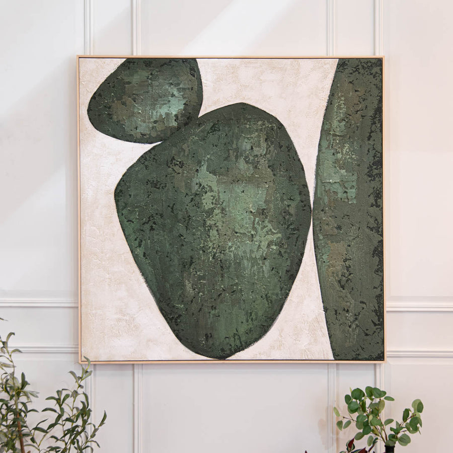 Fiser Canvas in painted green — detail