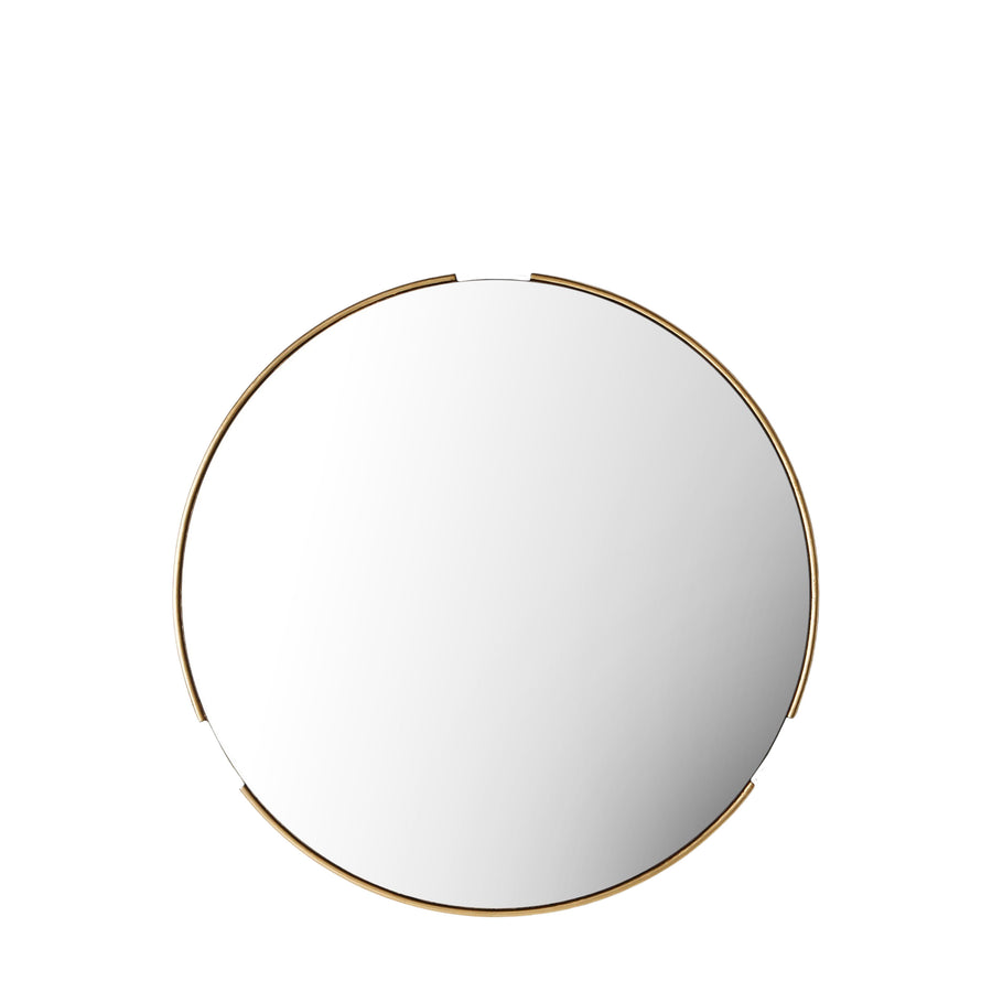 Fitzroy Round Mirror Gold