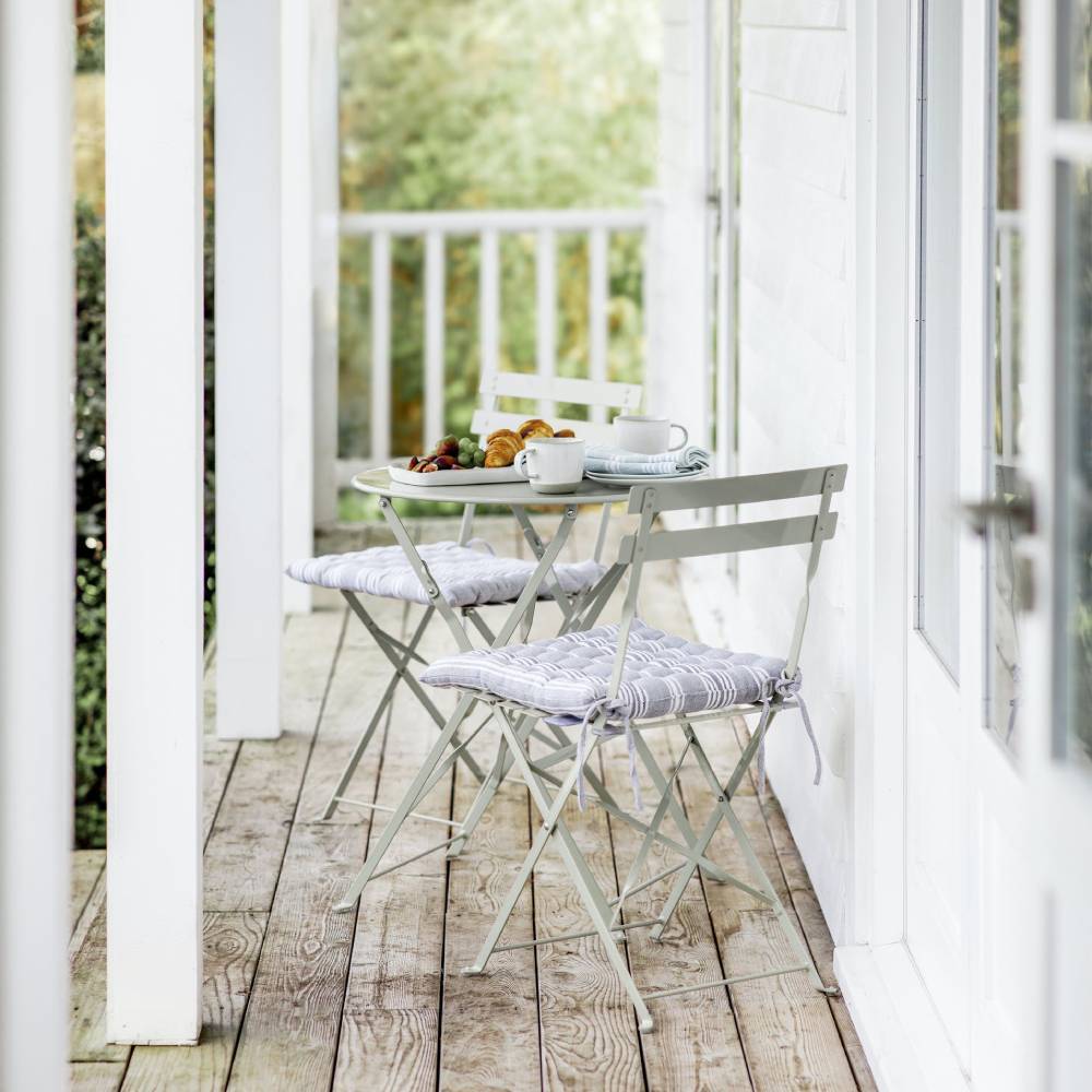 Folding Bistro Table & Chair Set - Clay