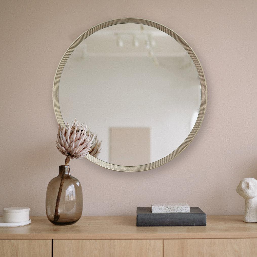 Foyle Mirror Antique Silver in antique silver — alternative angle