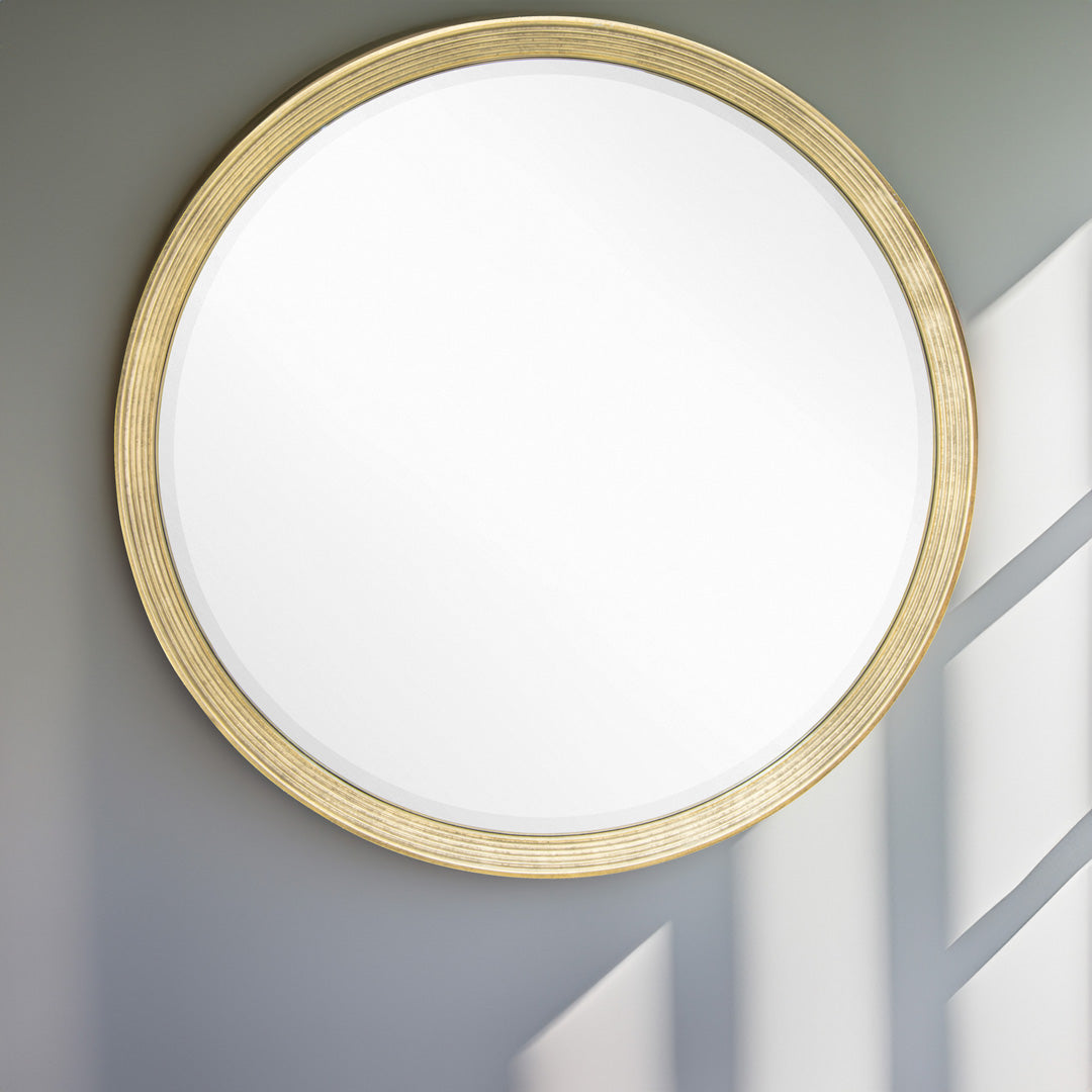 Foyle Mirror Distressed Gold in distressed gold — alternative angle