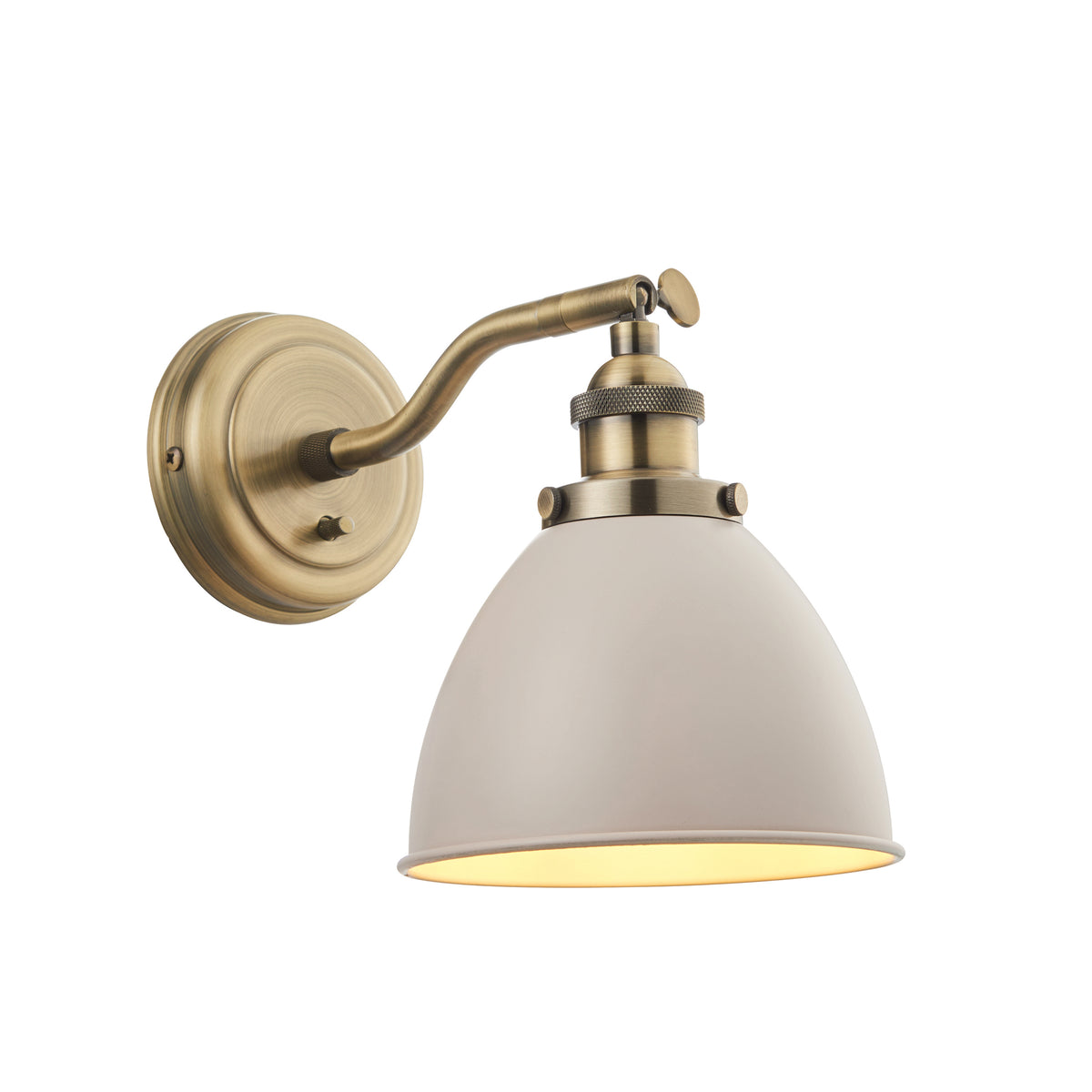 Franklin Antique Brass Wall Light