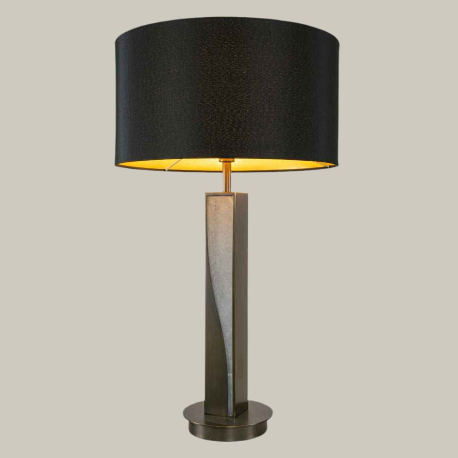 Friso Table Lamp in bronze and black — alternative angle