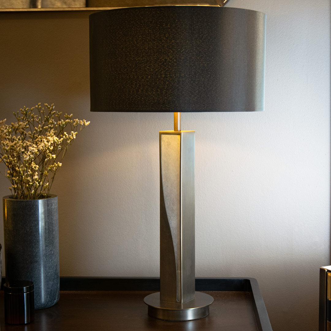 Friso Table Lamp in bronze and black — front view