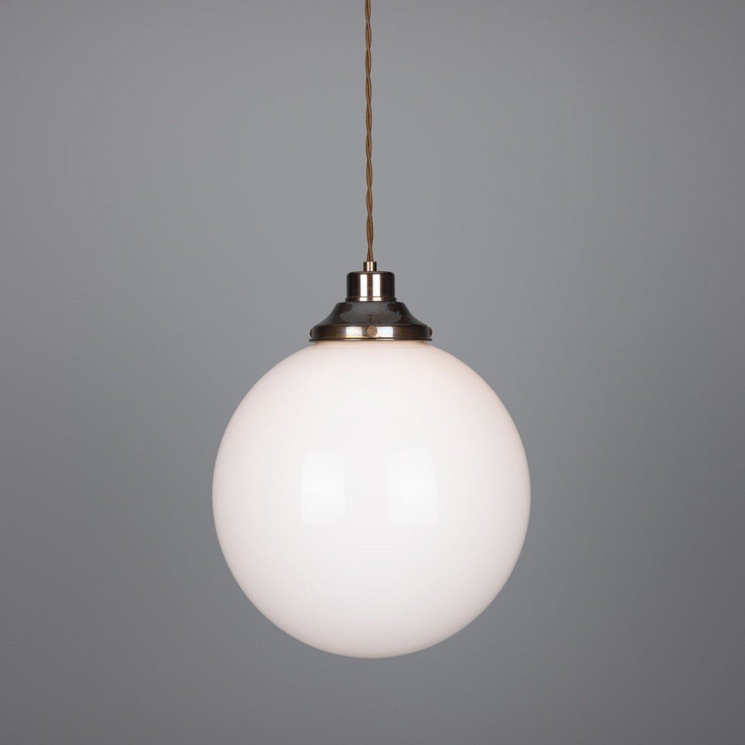 Gentry 30cm Opal Glass Globe Pendant Light
