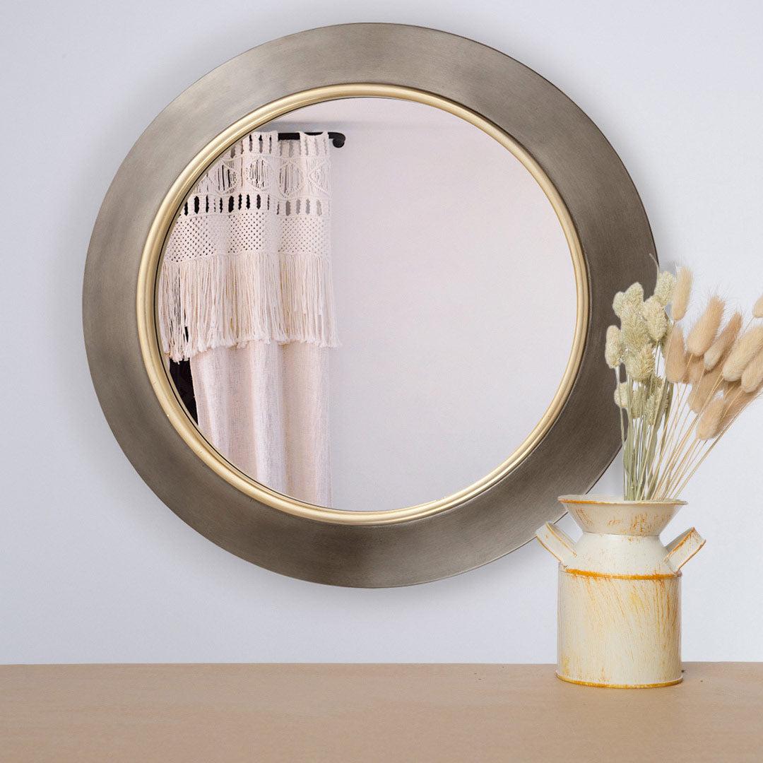 Guido Mirror Brushed Gunmetal
