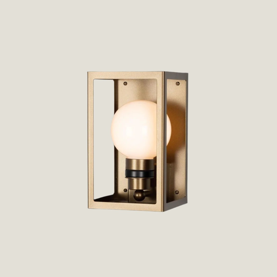 Hamilton Outdoor Lantern Wall Light IP65 -  Bronze