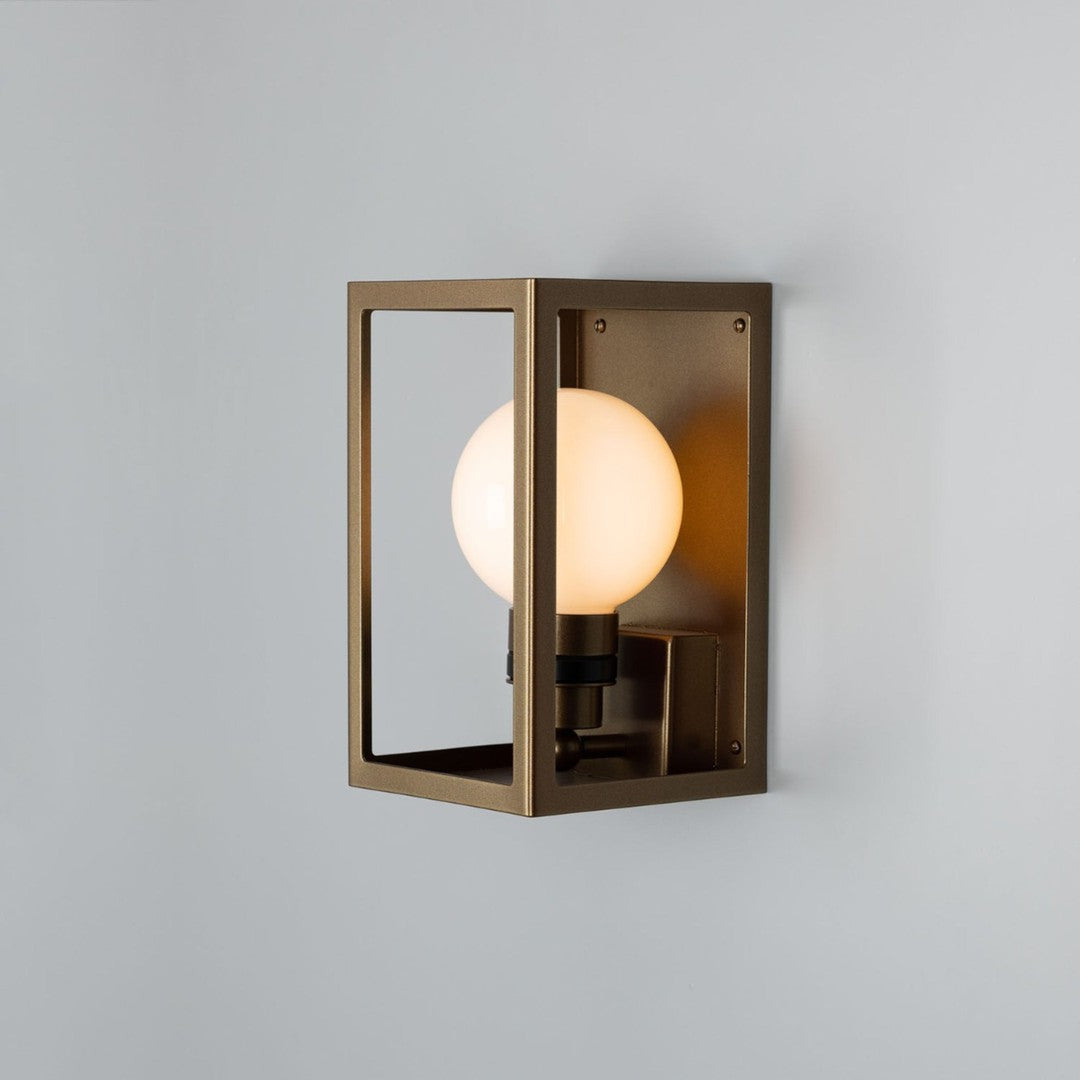 Hamilton Outdoor Lantern Wall Light IP65 -  Bronze