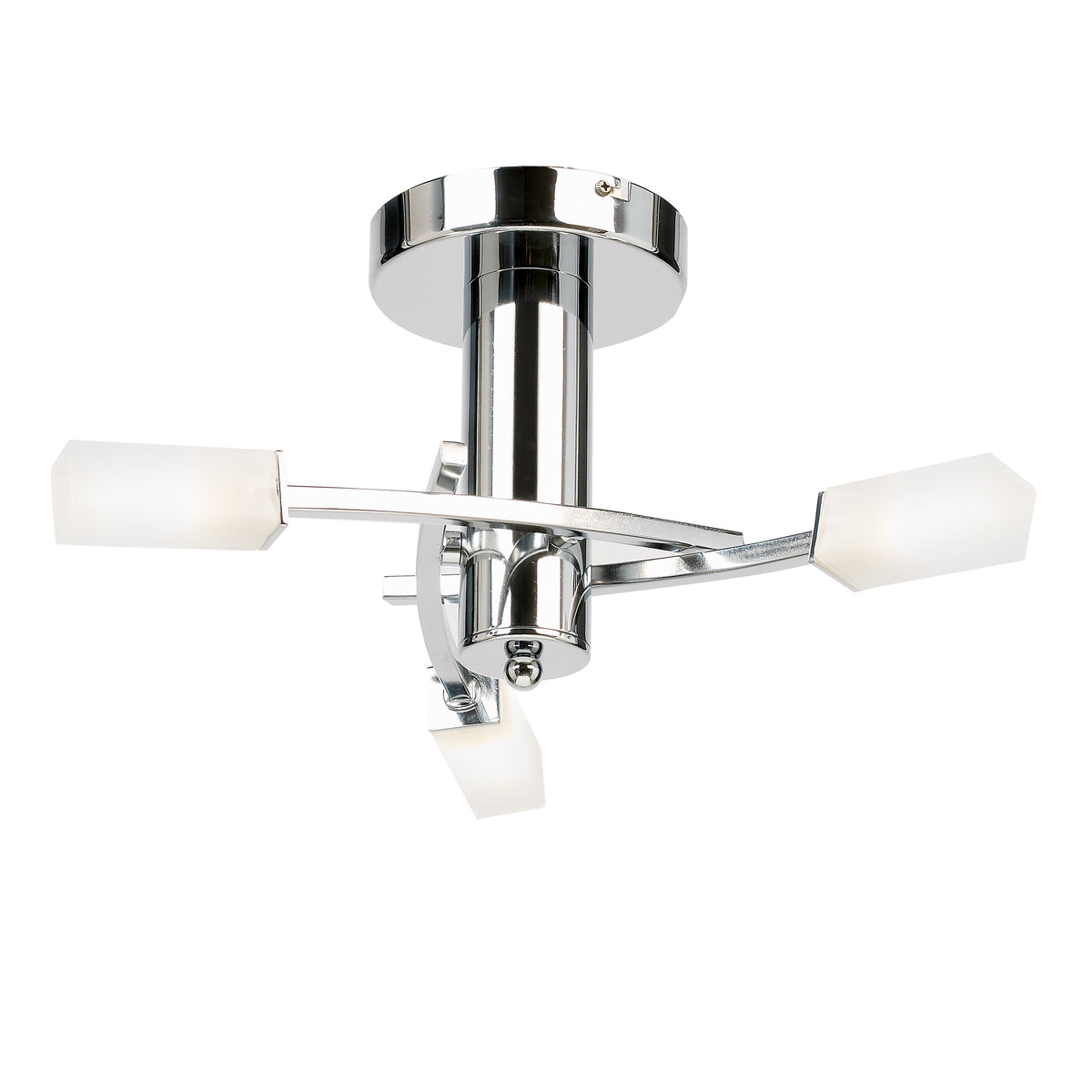 Havana 3 Ceiling Lamp Chrome
