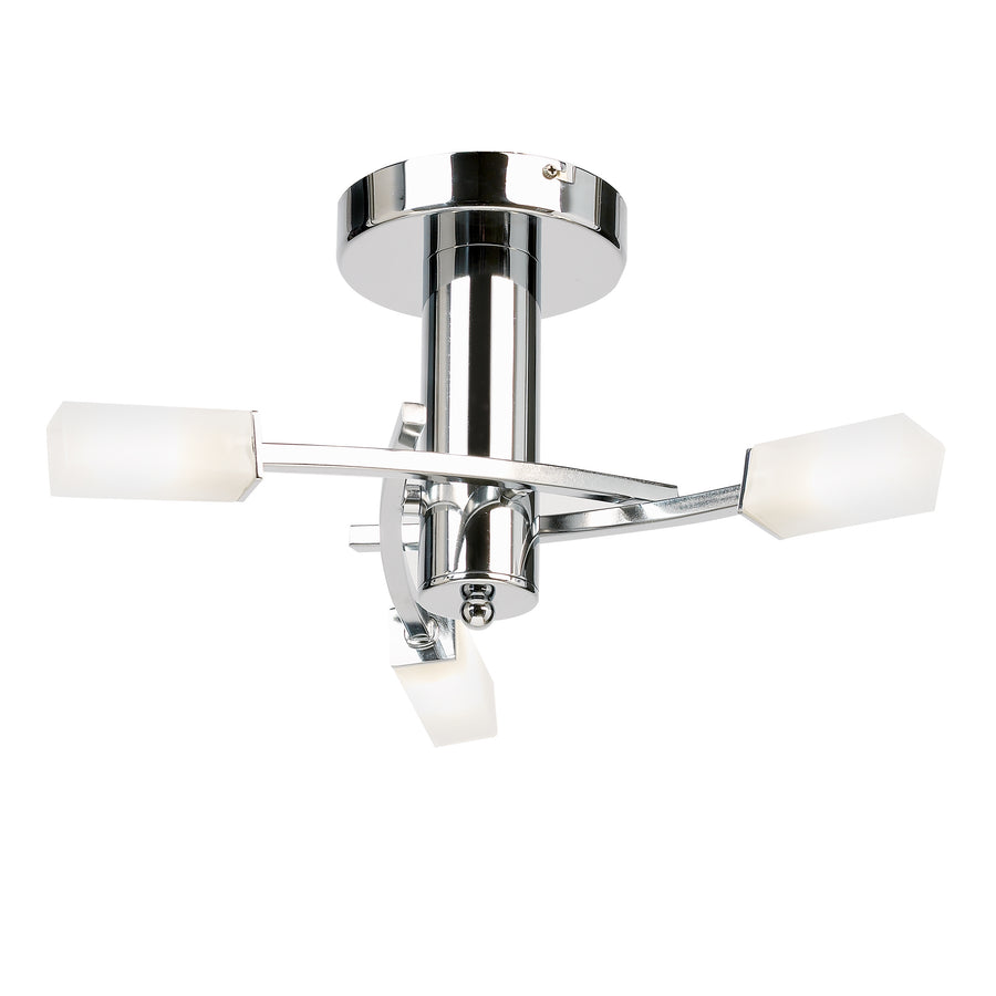 Havana 3 Ceiling Lamp Chrome