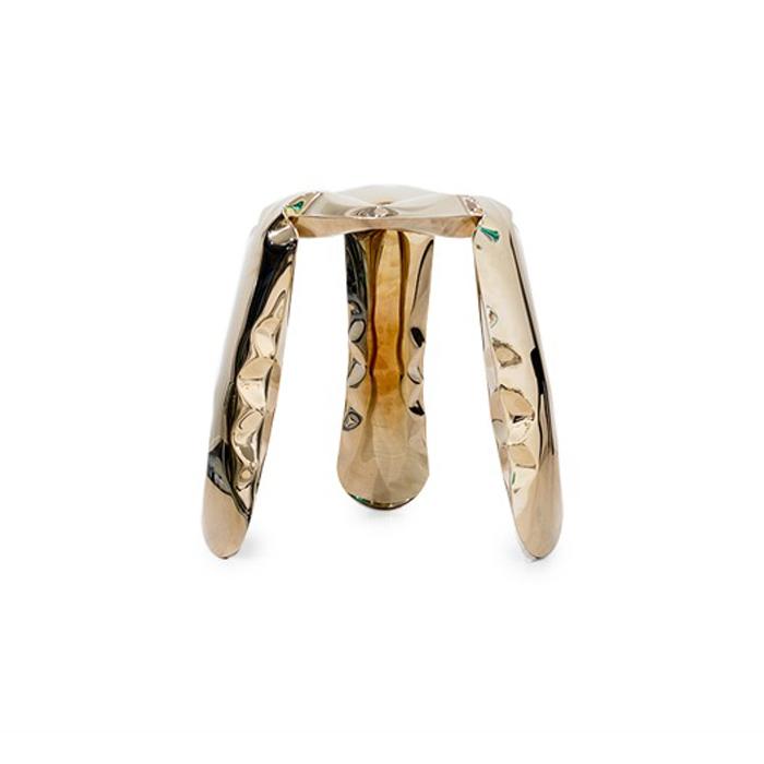 Heat Collection Plopp Stool - Flamed Gold - Zieta
