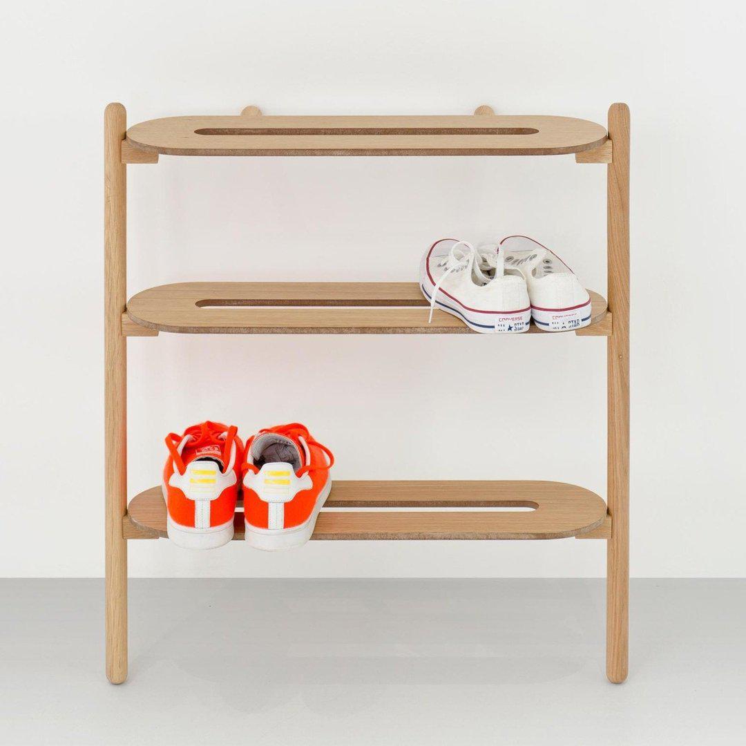 Heel Bar Shoe Tidy - Oak