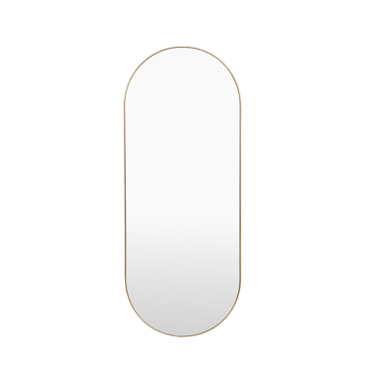 Highline Elipse Mirror Brass
