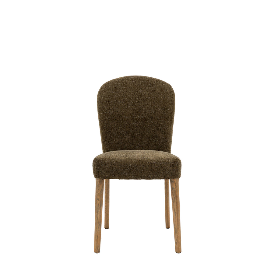 Hinton Dining Chair Moss Green — Set of 2 (600x455x890mm)