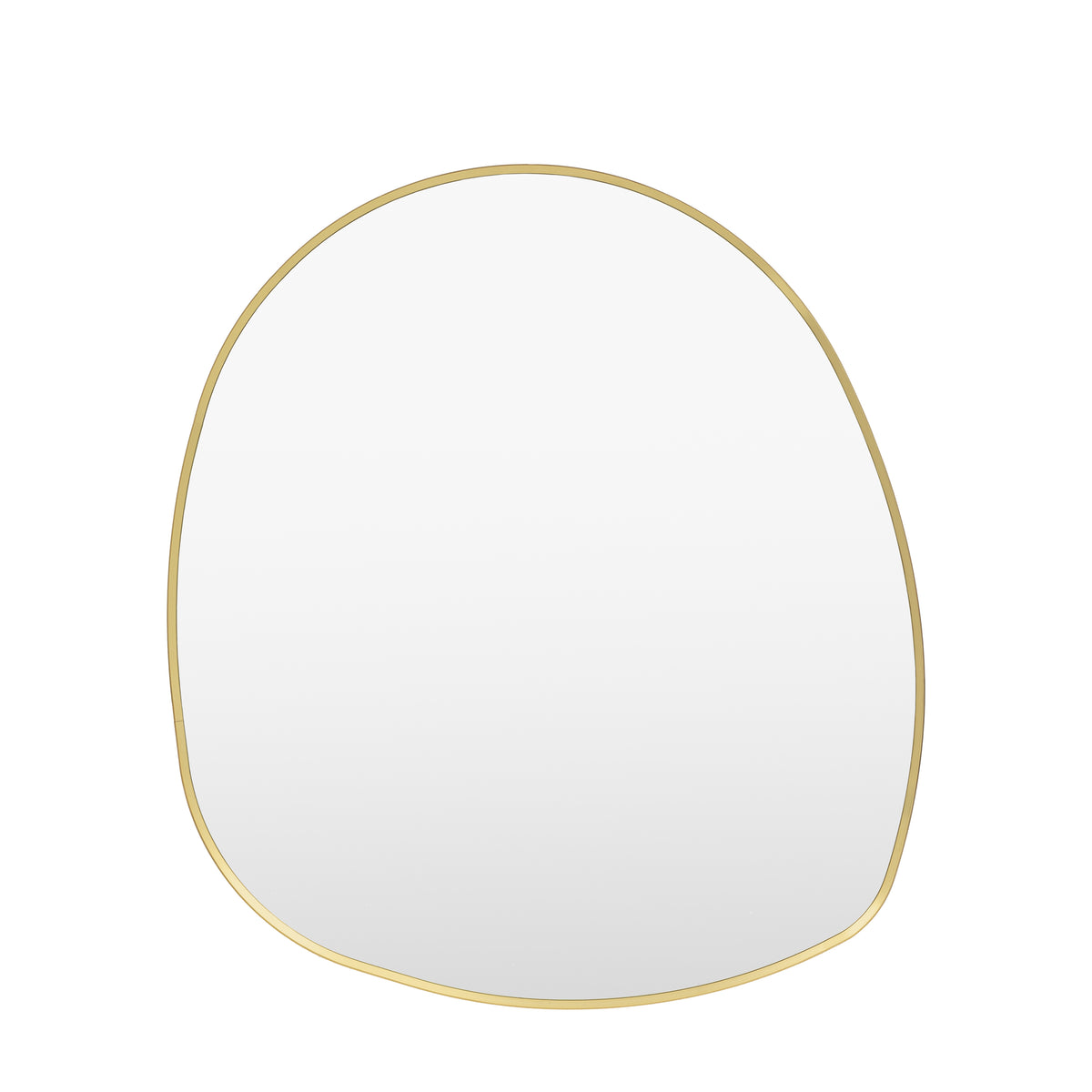Holworth Pebble Mirror Gold Large
