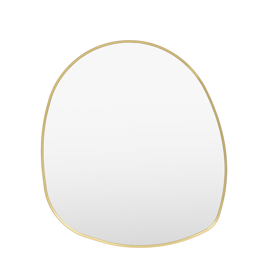Holworth Pebble Mirror Gold Large