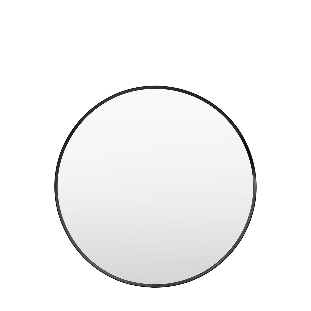 Holworth Round Mirror Black