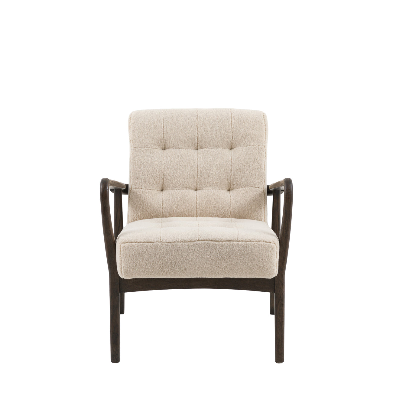 Humber Armchair Cream Faux Sheepskin