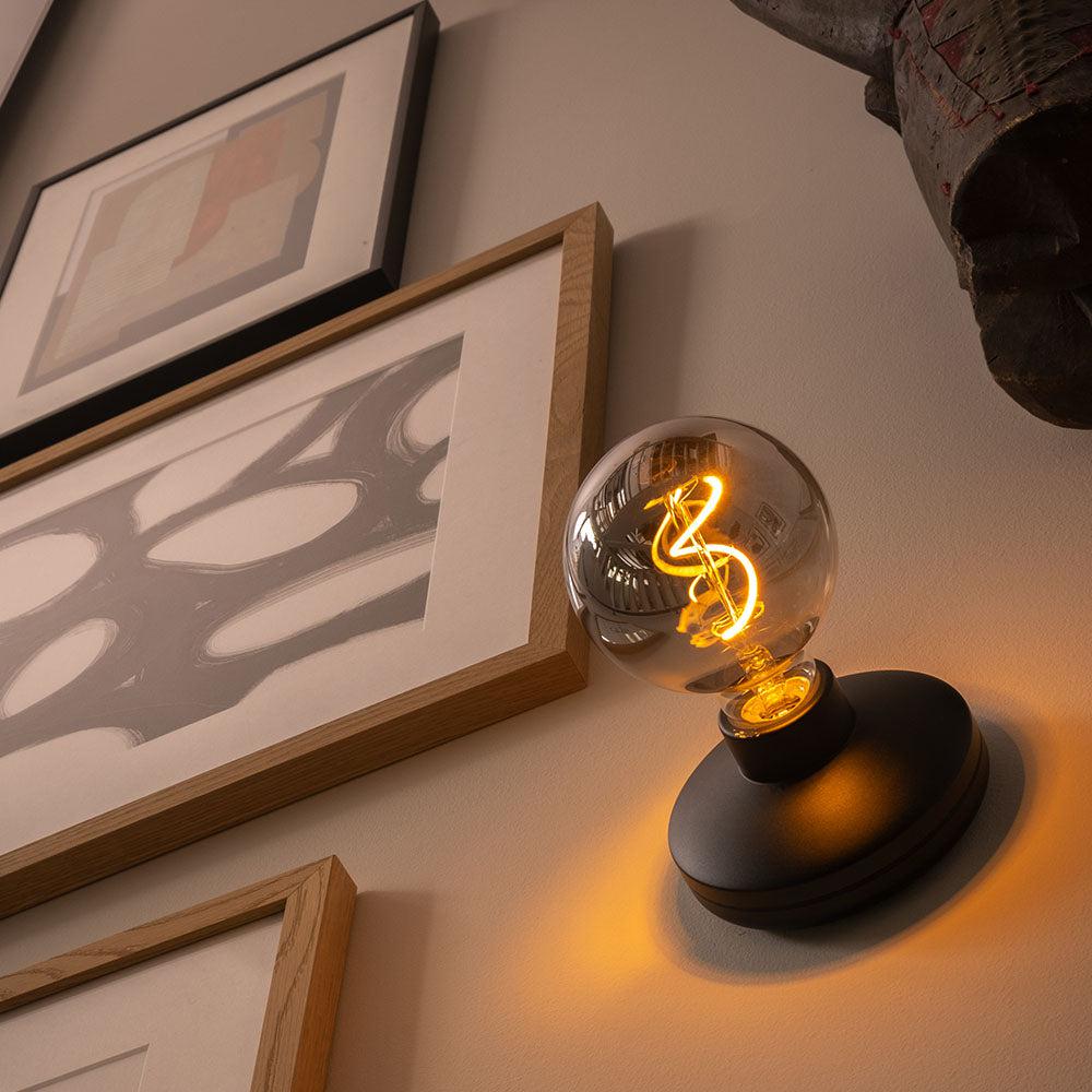 Humble Bee Wall Light Black Smoked