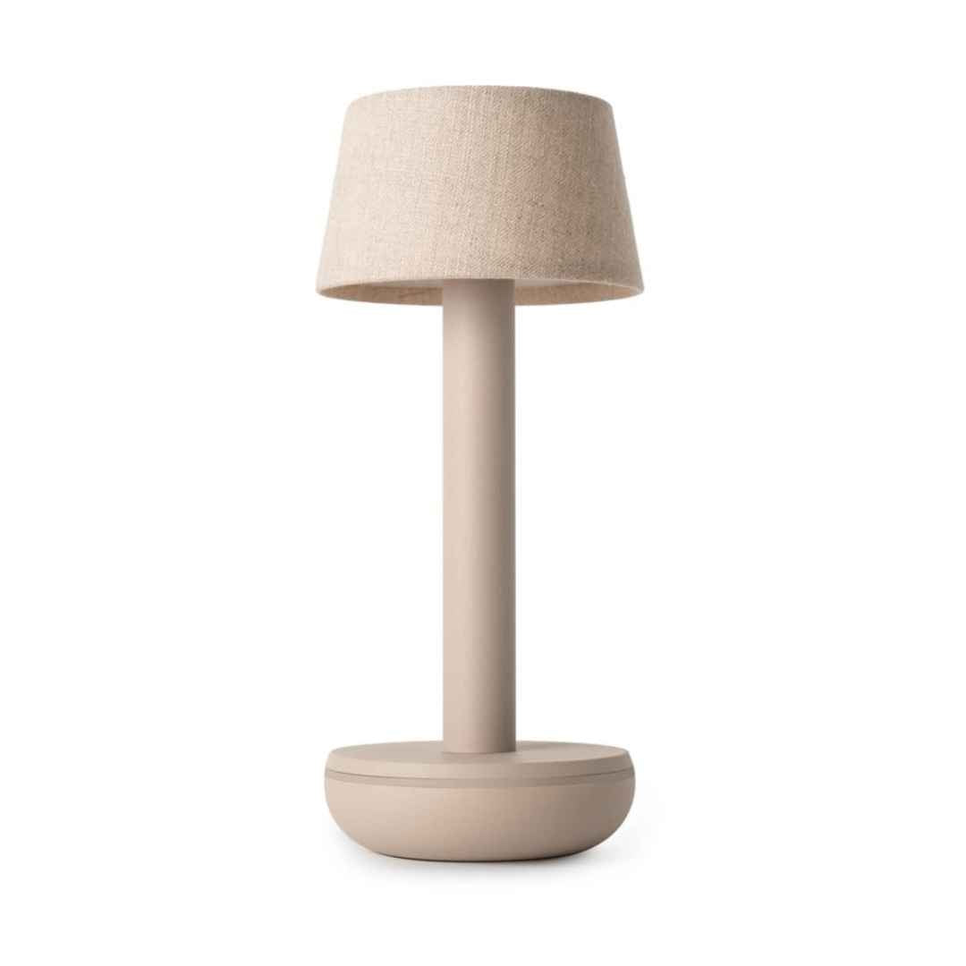 Humble Two Linen Table Lamp - Beige