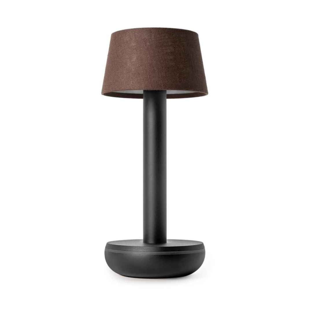 Humble Two Linen Table Lamp - Brown