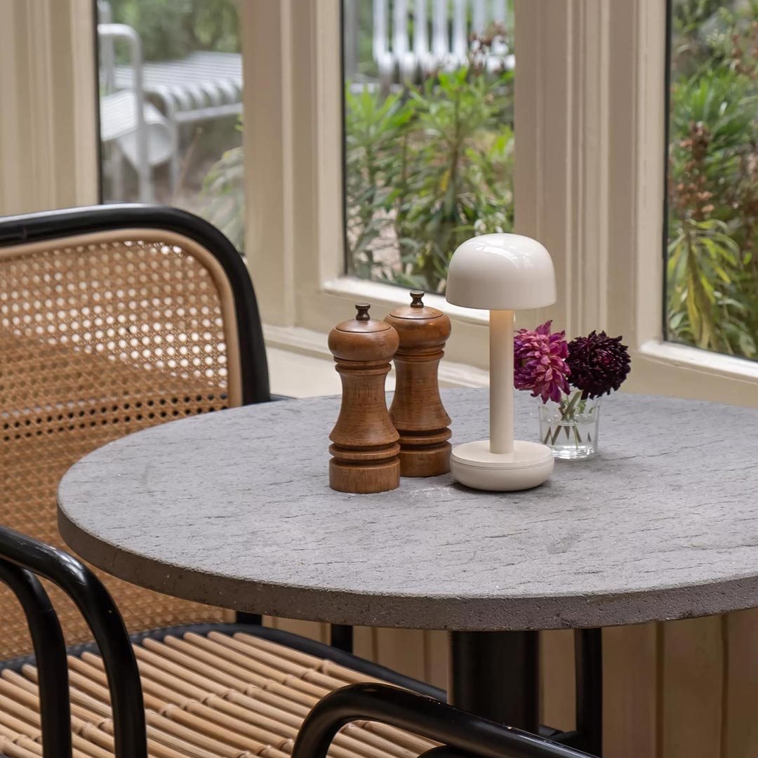 Humble Two Table Light Ivory