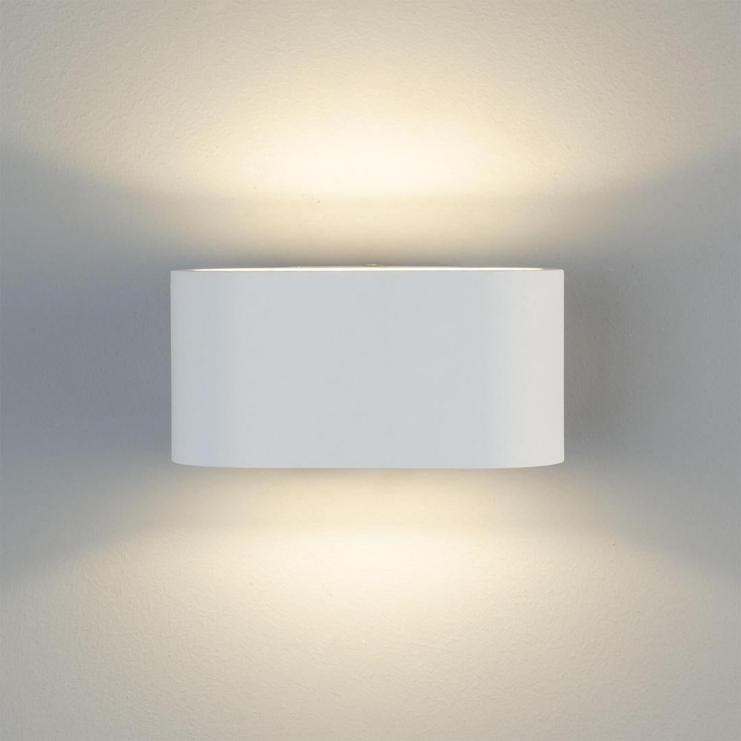 Innsbruck Elliptical Plaster Wall Light