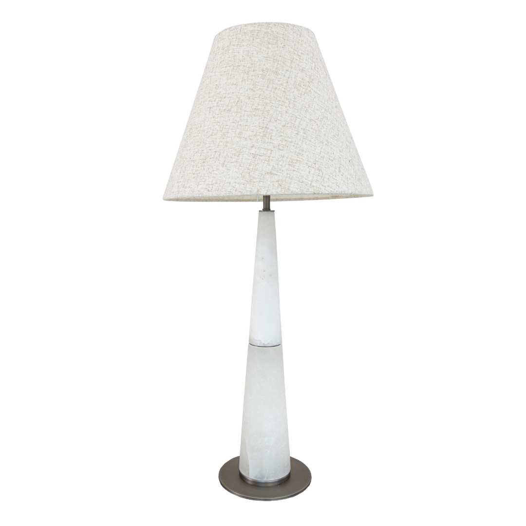 Isabella Table Lamp in polished nickel — alternative angle