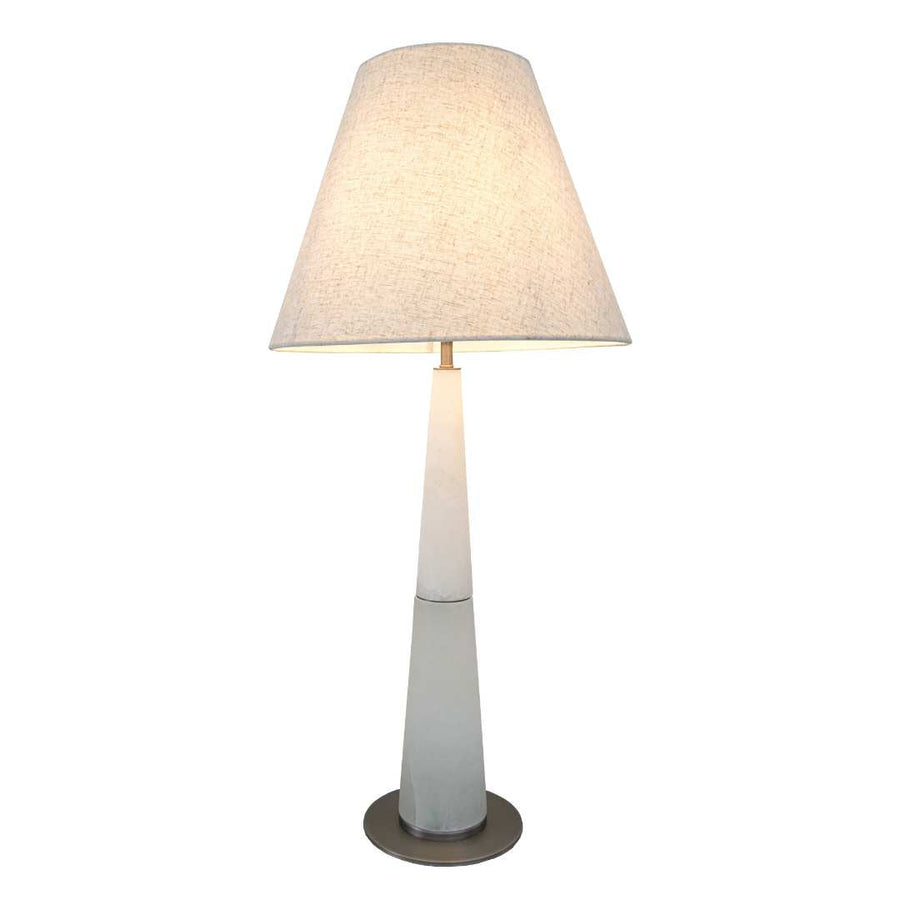 Isabella Table Lamp in polished nickel — detail