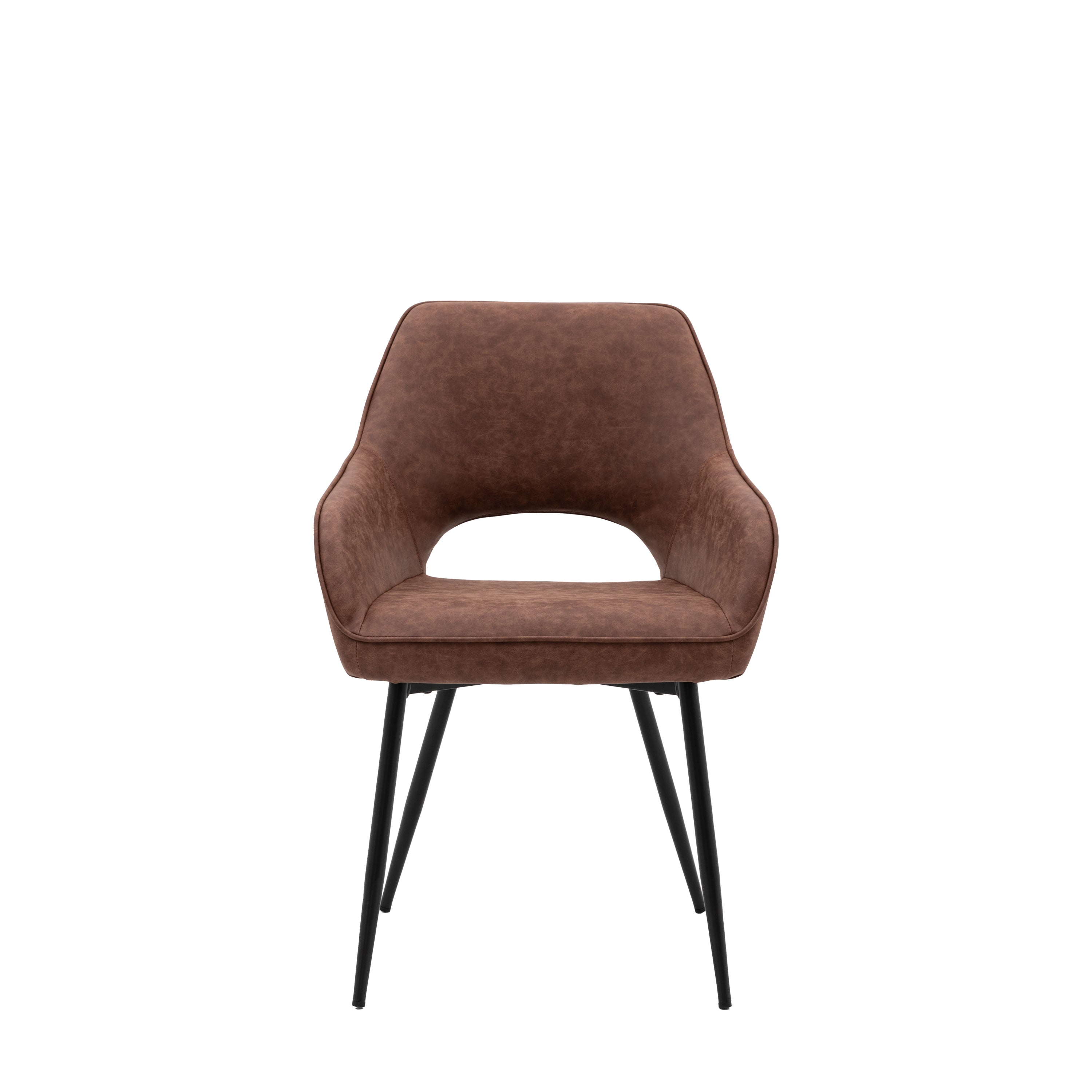Ivorra Dining Chair Brown 2pk