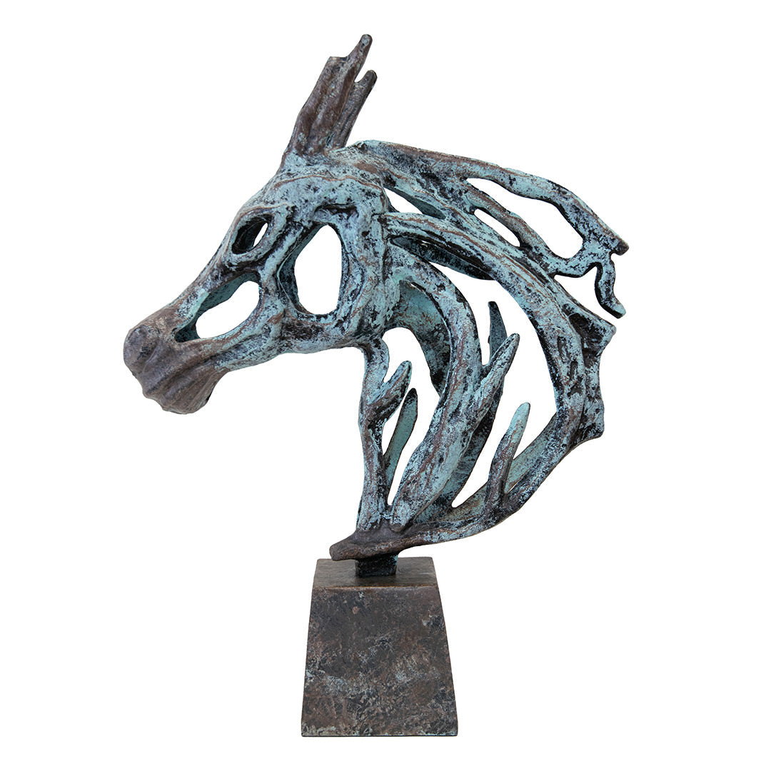 Joyce Horse Head Sculpture