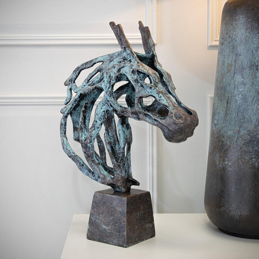Joyce Horse Head Sculpture