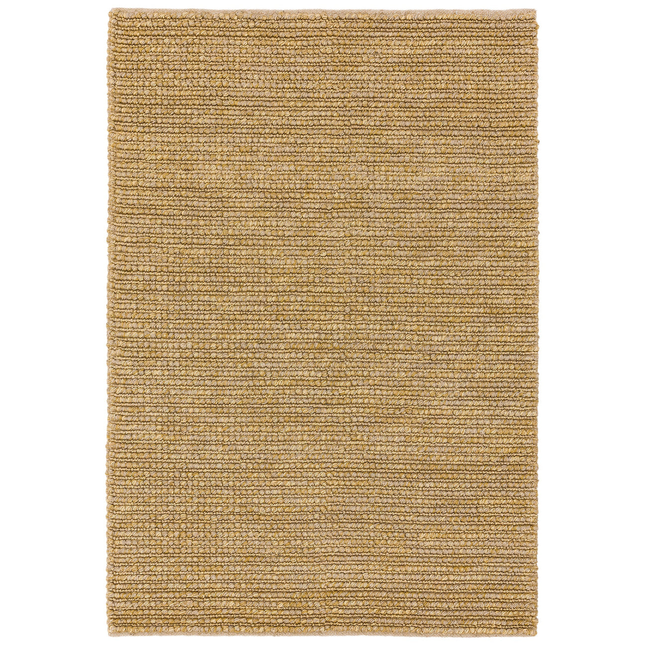 Jute Loop Natural rug in a natural earth-tone colourway on a white background