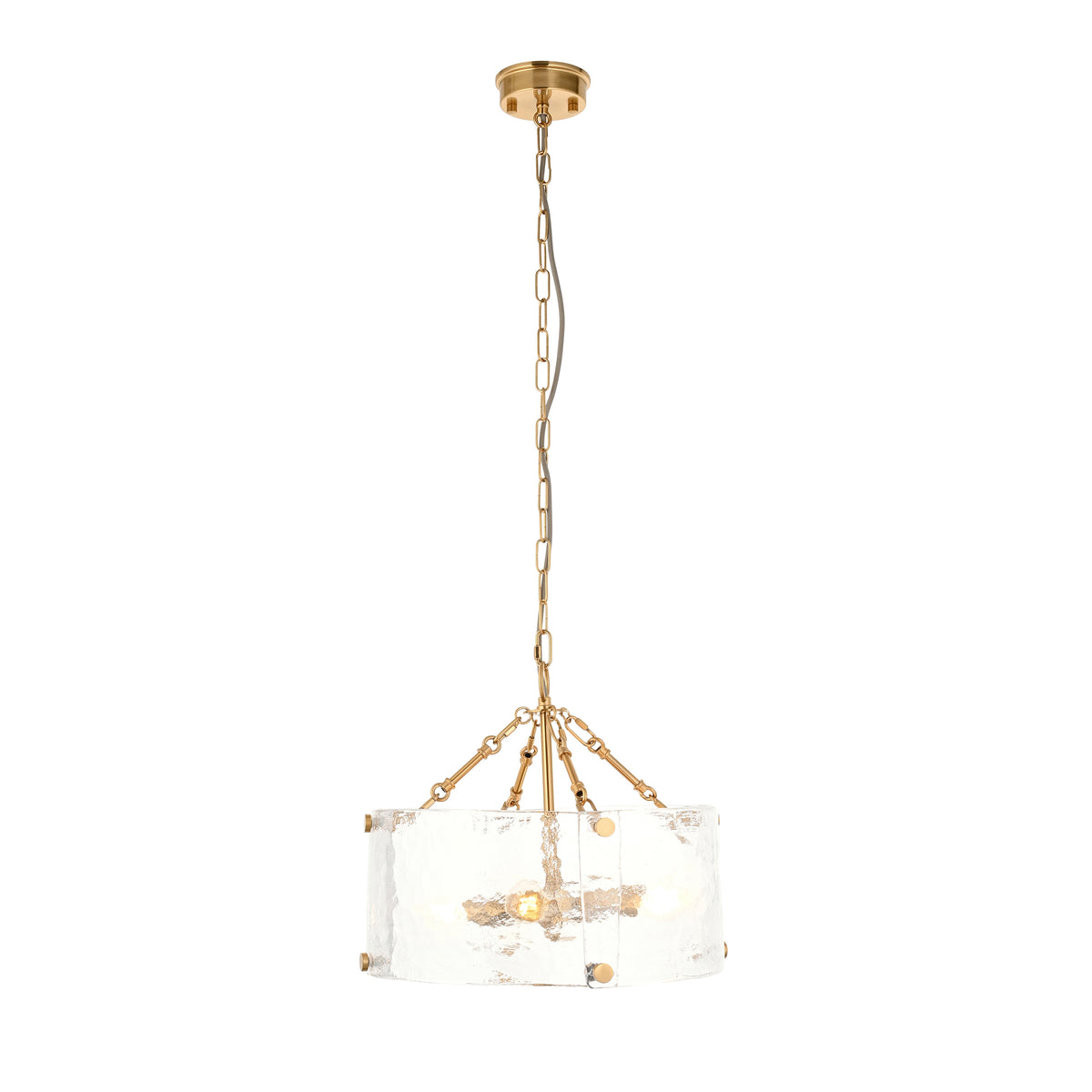 Keller 4 Pendant Light Brushed Aged Brass