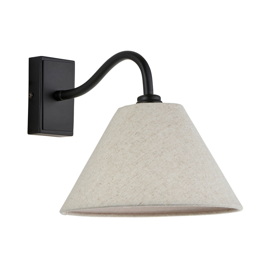 Knole Wall Light Matt Black