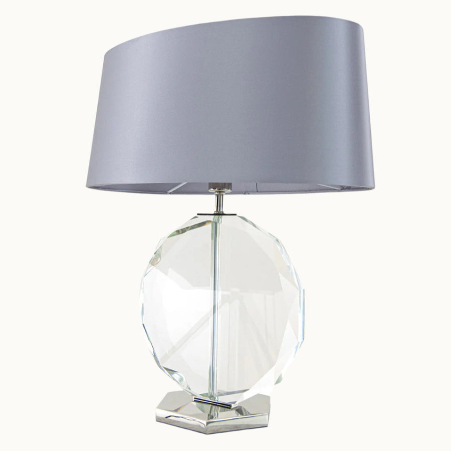 Libby Table Lamp in polished nickel — alternative angle