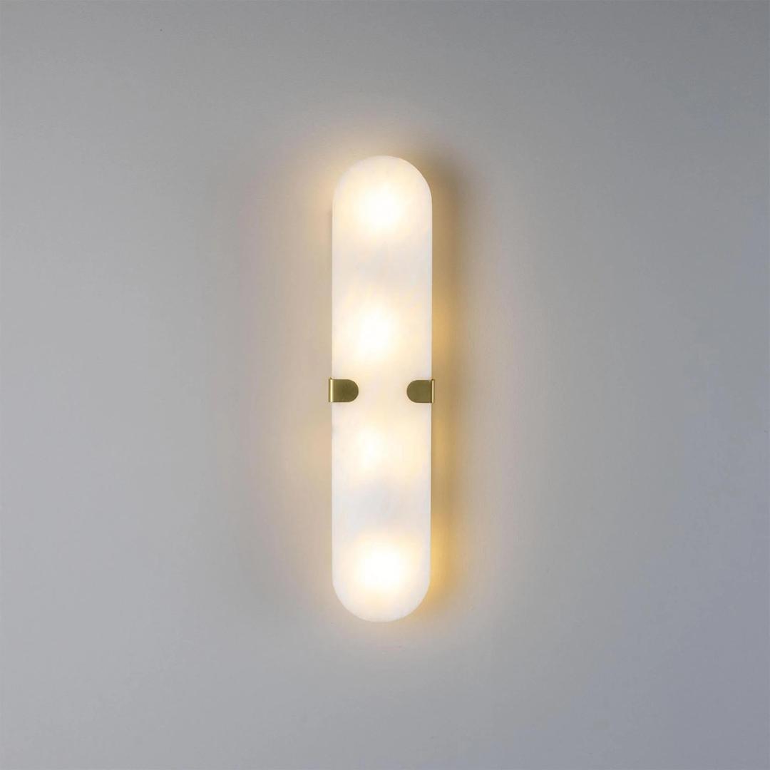 Lothian Oval Alabaster Wall Light