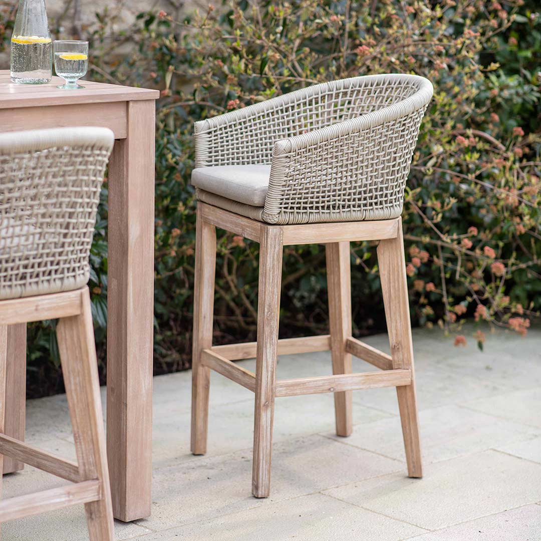 Lynton Bar Stool - Set of 2 - Grey