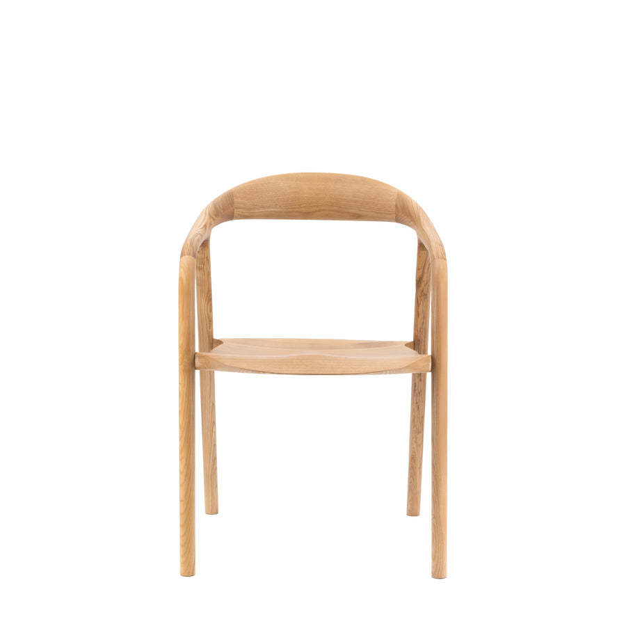 Madrid Dining Chair Oak 2pk