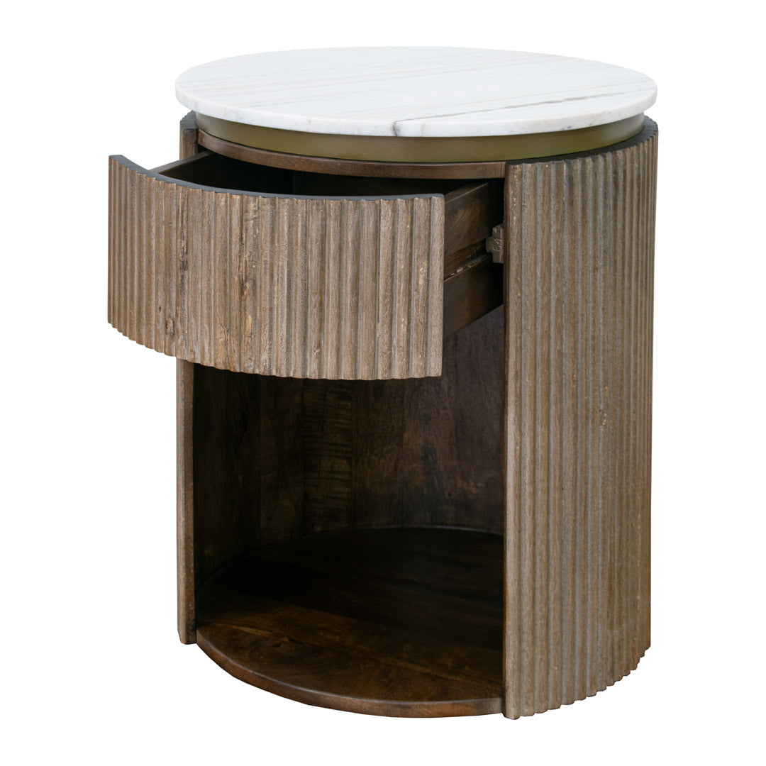 Maigue 1 Drawer Side Table