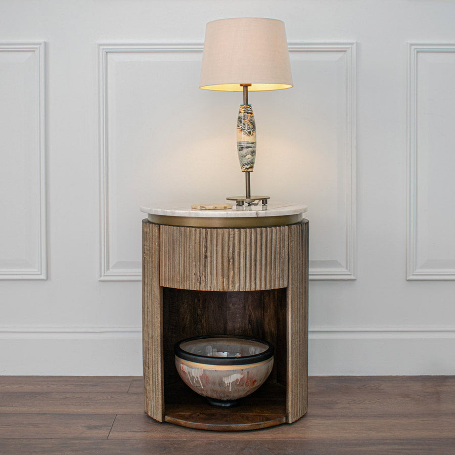 Maigue 1 Drawer Side Table