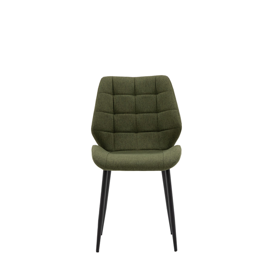 Manford Dining Chair Bottle Green (2pk)