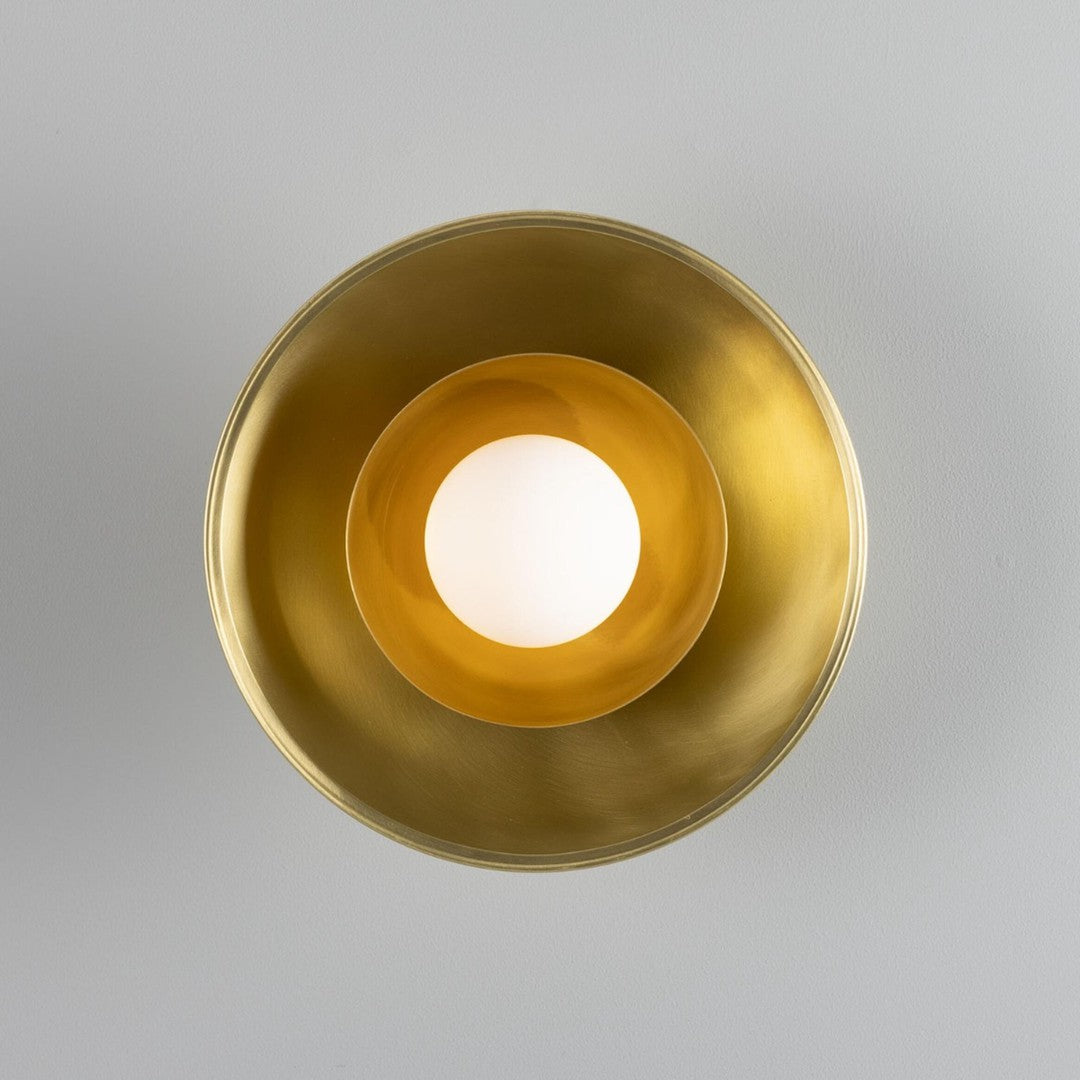 Marrakesh Art Deco Brass Wall Light