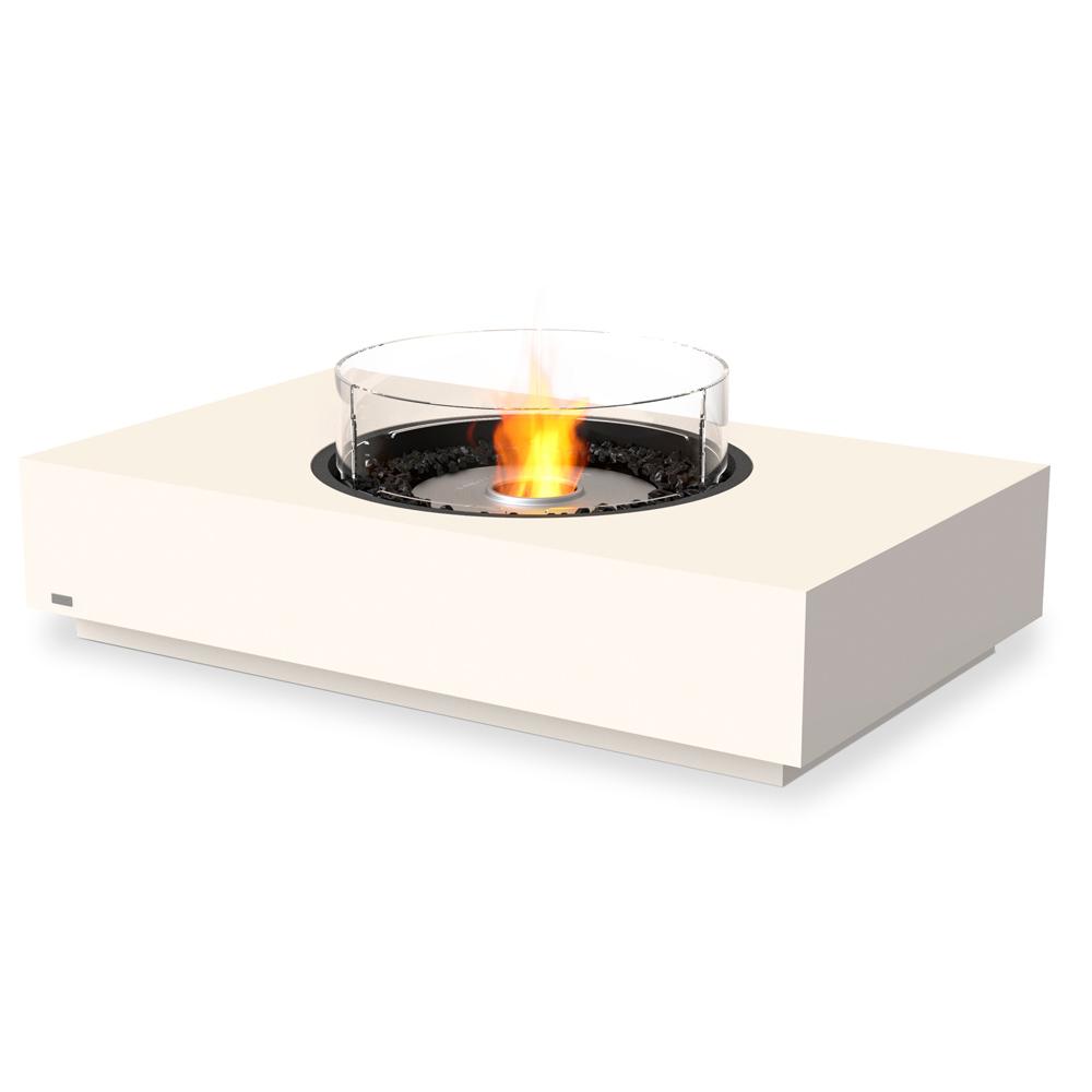 Martini Bioethanol Fire Pit Table - Bone - EcoSmart Fire