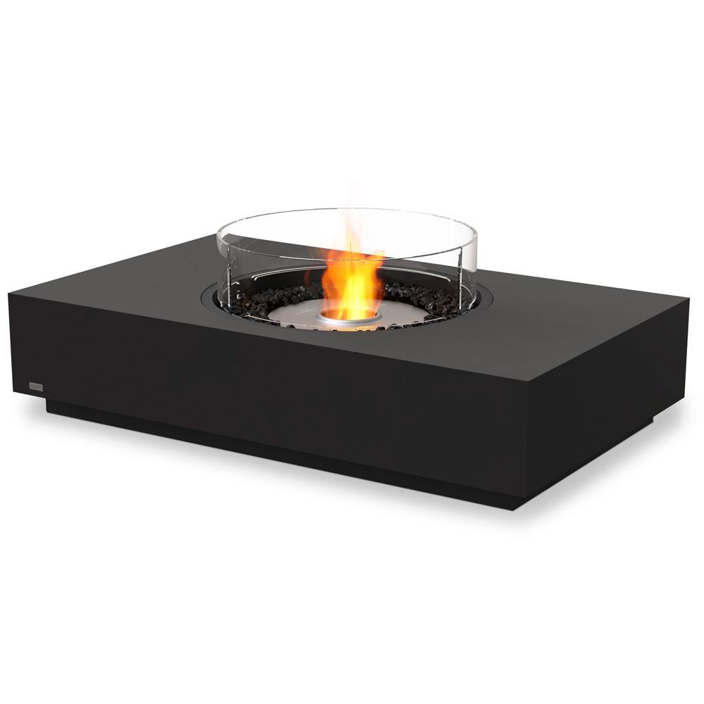 Martini Bioethanol Fire Pit Table - Graphite - EcoSmart Fire