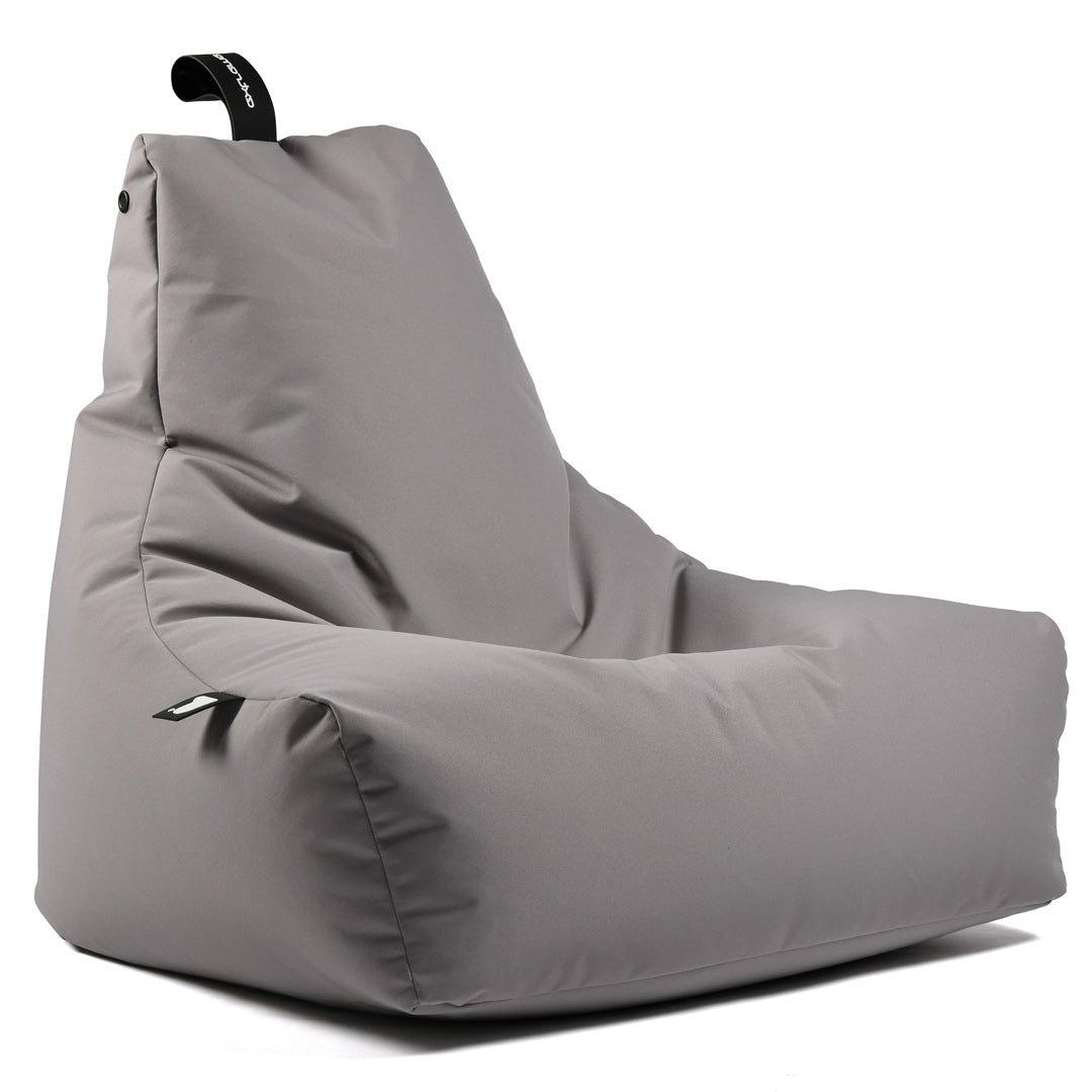 Mighty B-Bag - Outdoor Bean Bag Chair - Silver Grey