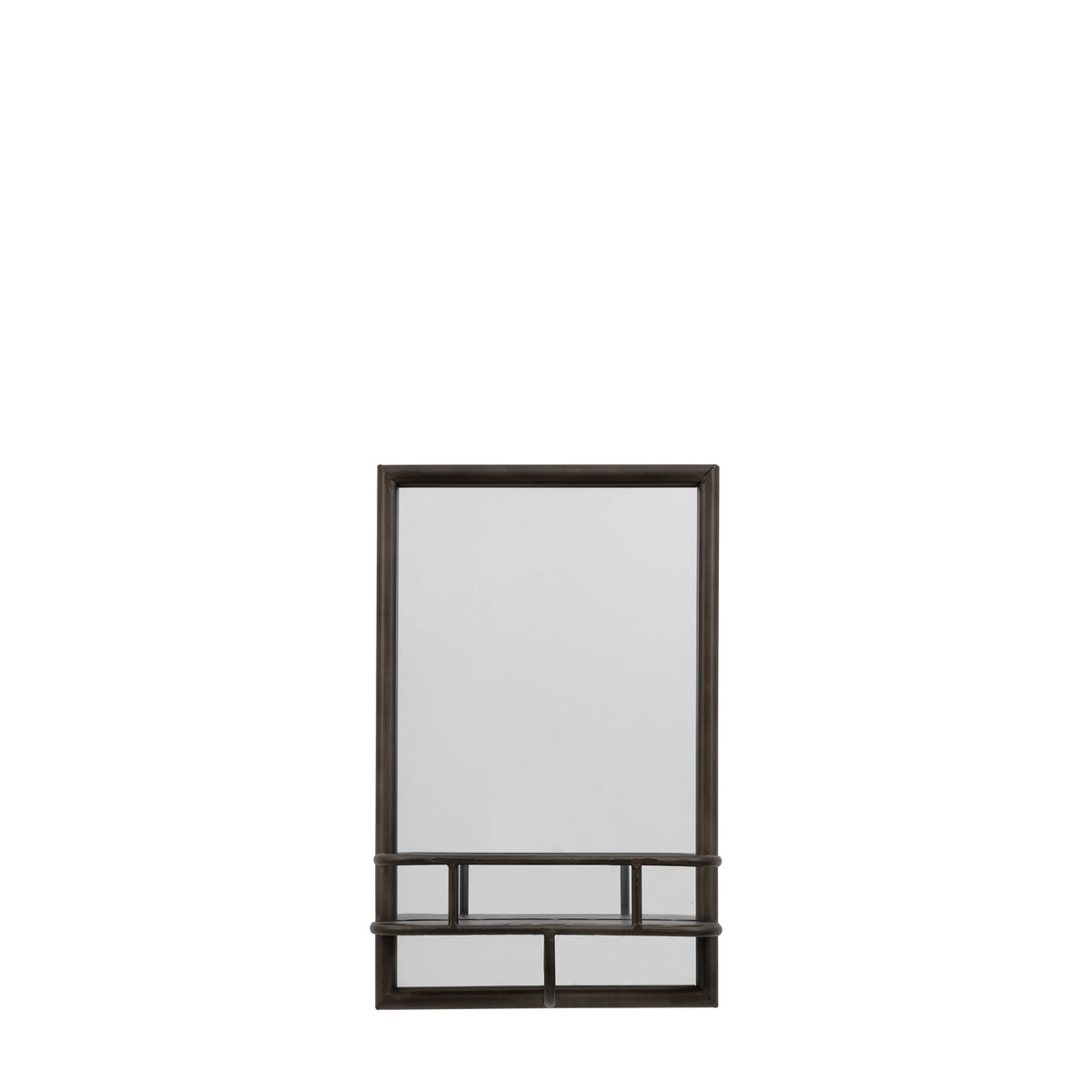 Milton Mirror Rectangle Black
