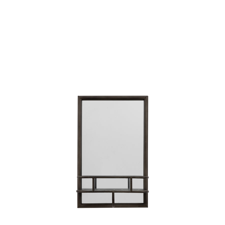 Milton Mirror Rectangle Black